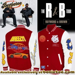 Chris Brown R&B Tour Signed Bomber Jacket (Design 6)