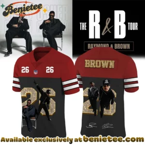 Chris Brown R&B Tour Signed Football Jersey [Drop 6]