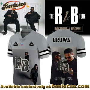 Chris Brown R&B Tour Signed Football Jersey - Series 4