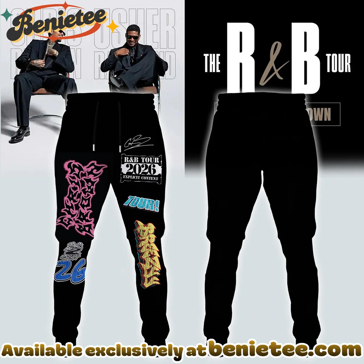 Chris Brown R&B Tour Signed T-Shirt & Hoodie (Design 14)