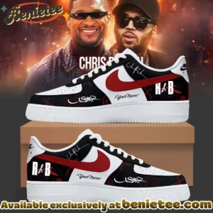 Chris Brown x Raymond Usher R&B Tour Custom Air Force 1 & Jordan 1 Shoes - Part 5