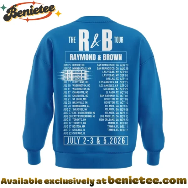 Chris Brown x Usher Raymond x Detroit Lions The R&B Tour Shirt & Hoodie [Drop 1]