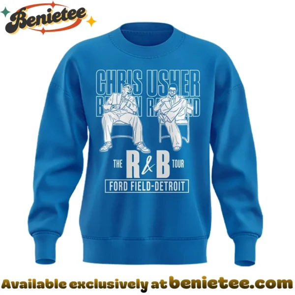 Chris Brown x Usher Raymond x Detroit Lions The R&B Tour Shirt & Hoodie [Drop 1]