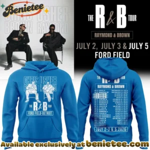 Chris Brown x Usher Raymond x Detroit Lions The R&B Tour Shirt & Hoodie [Drop 4]