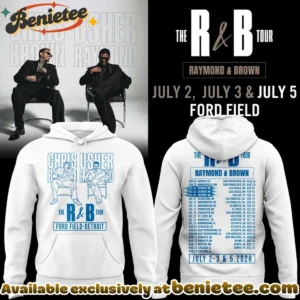Chris Brown x Usher Raymond x Detroit Lions The R&B Tour T-Shirt & Hoodie - Variant 5