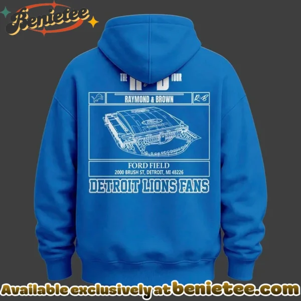 Chris Brown x Usher x Detroit Lions Signed T-Shirt & Hoodie (Design 2)