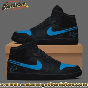 Detroit Lions Custom Air Force 1 & Jordan 1 Shoes [Drop 1]