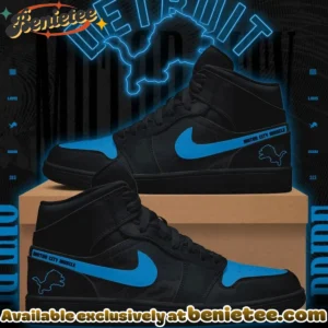 Detroit Lions Custom Air Force 1 & Jordan 1 Shoes [Drop 1]