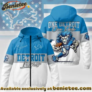 Detroit Lions Windbreaker Jacket