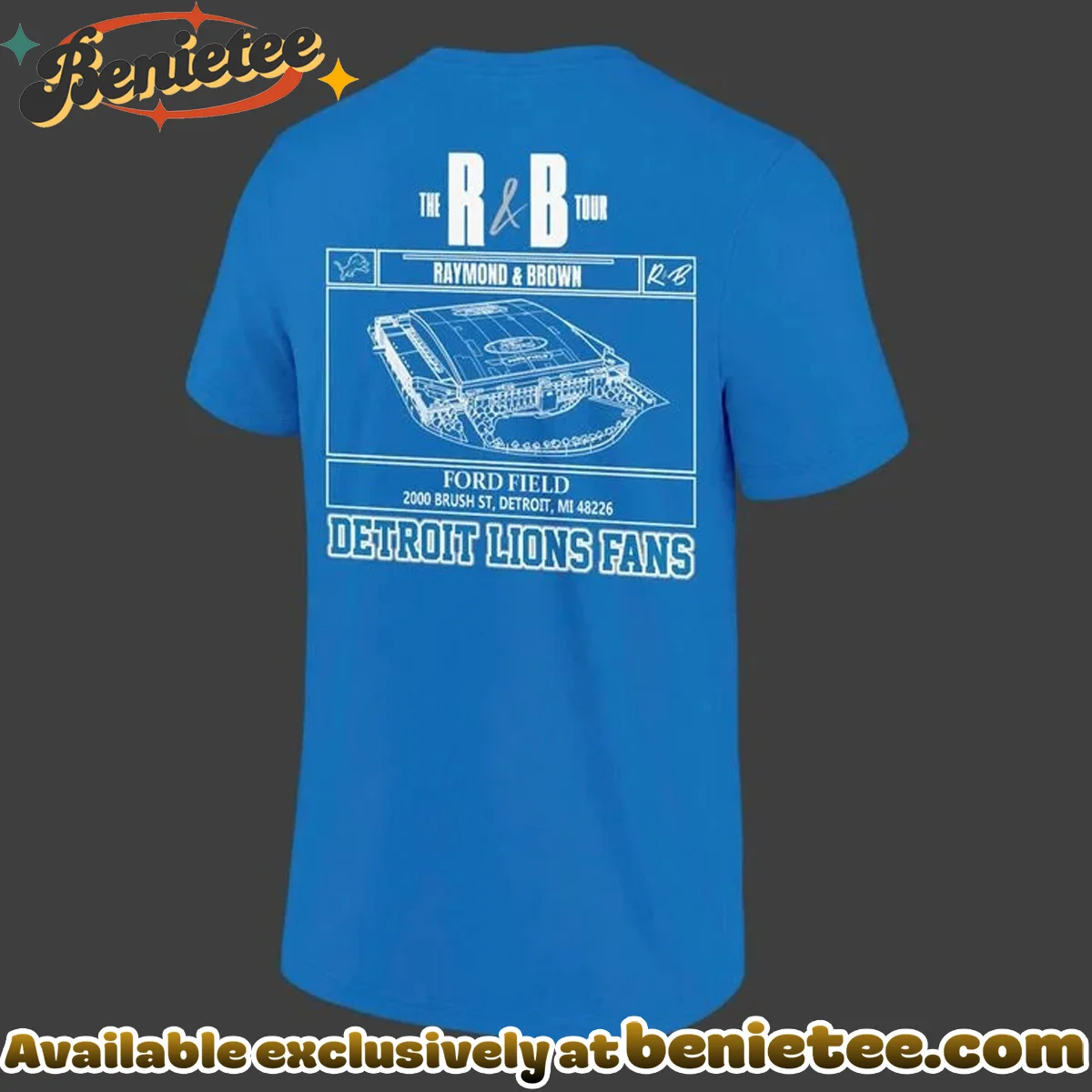 Detroit x The R&B Tour Shirt & Hoodie (Style 1)