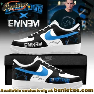 Eminem x Detroit Lions Custom Air Force 1 & Jordan 1 Shoes [Batch 4]