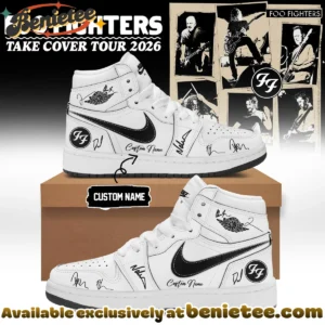 Foo Fighters Take Cover Tour Custom Air Force 1 & Jordan 1 Shoes [Batch 15]