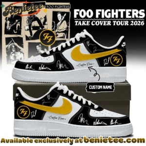 Foo Fighters Take Cover Tour Custom Air Force 1 & Jordan 1 Shoes [Batch 9]