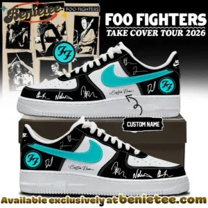 Foo Fighters Take Cover Tour Custom Air Force 1 & Jordan 1 Shoes [Drop 38]