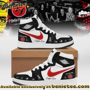 Foo Fighters Take Cover Tour Signature Custom Air Force 1 & Jordan 1 Shoes [Drop 17]