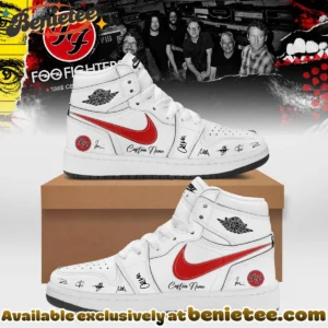 Foo Fighters Take Cover Tour Signature Custom Air Force 1 & Jordan 1 Shoes [Drop 24]