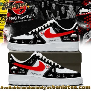 Foo Fighters Take Cover Tour Signature Custom Air Force 1 & Jordan 1 Shoes [Drop 30]