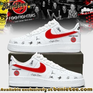 Foo Fighters Take Cover Tour Signature Custom Air Force 1 & Jordan 1 Shoes [Drop 33]