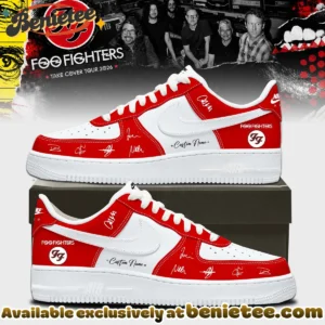 Foo Fighters Take Cover Tour Signature Custom Air Force 1 & Jordan 1 Shoes - Variant 27