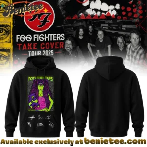 Foo Fighters Take Cover Tour Signature Shirt & Hoodie (Release 8)