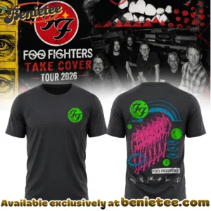 Foo Fighters Take Cover Tour Signature T-Shirt & Hoodie (Design 29)