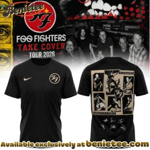 Foo Fighters Take Cover Tour Signature T-Shirt & Hoodie (Release 11)