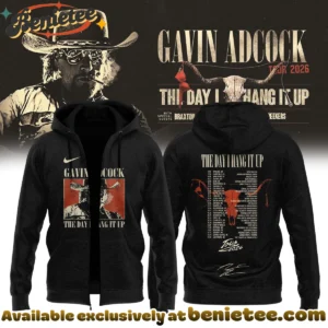 Gavin Adcock The Day I Hang It Up Tour Signature Shirt & Hoodie