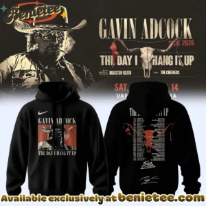 Gavin Adcock The Day I Hang It Up Tour Signature Shirt & Hoodie - Series 12