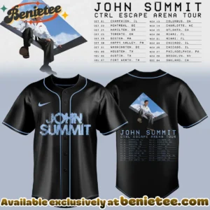 John Summit CTRL Escape Tour Baseball Jersey (Style 2)