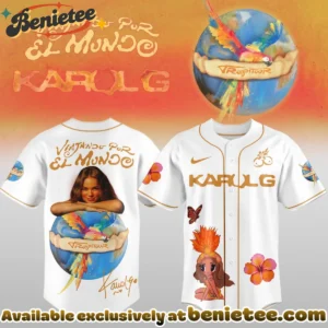 Karol G Nos Vamos de Tour Baseball Jersey - Part 4