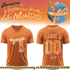 Karol G Nos Vamos de Tour Signature Baseball Jersey (Design 8)