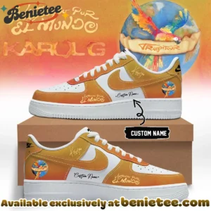 Karol G VIAJANDO POR EL MUNDO TROPITOUR Custom Air Force 1 & Jordan 1 Shoes [Batch 2]