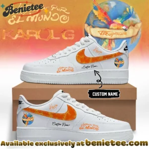 Karol G VIAJANDO POR EL MUNDO TROPITOUR Custom Air Force 1 & Jordan 1 Shoes [Batch 5]