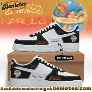 Karol G VIAJANDO POR EL MUNDO TROPITOUR Custom Air Force 1 & Jordan 1 Shoes (Design 6)