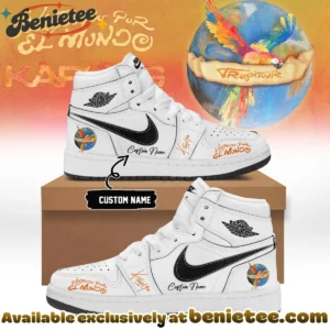 Karol G VIAJANDO POR EL MUNDO TROPITOUR Custom Air Force 1 & Jordan 1 Shoes - Series 11