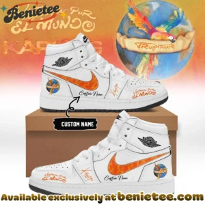 Karol G VIAJANDO POR EL MUNDO TROPITOUR Custom Air Force 1 & Jordan 1 Shoes - Series 7