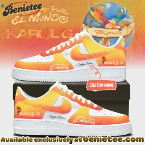 Karol G VIAJANDO POR EL MUNDO TROPITOUR Custom Air Force 1 & Jordan 1 Shoes - Variant 5