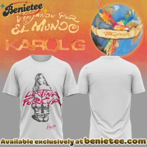 Karol G VIAJANDO POR EL MUNDO TROPITOUR Shirt & Hoodie [Drop 1]