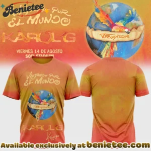 Karol G VIAJANDO POR EL MUNDO TROPITOUR T-Shirt & Hoodie [Batch 2]