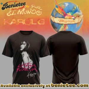 Karol G VIAJANDO POR EL MUNDO TROPITOUR T-Shirt & Hoodie [Drop 15]