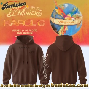 Karol G VIAJANDO POR EL MUNDO TROPITOUR T-Shirt & Hoodie [Drop 7]