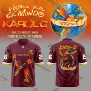Karol G Viajando Por El Mundo Tropitour Baseball Jersey (Release 6)