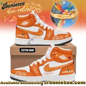 Karol G Viajando Por El Mundo Tropitour Custom Air Force 1 & Jordan 1 Shoes - Series 3