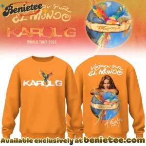 Karol G Viajando Por El Mundo Tropitour Shirt & Hoodie - Part 14
