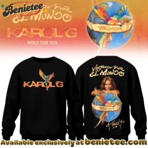 Karol G Viajando Por El Mundo Tropitour Shirt & Hoodie (Style 4)