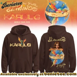 Karol G Viajando Por El Mundo Tropitour Shirt & Hoodie - Variant 4
