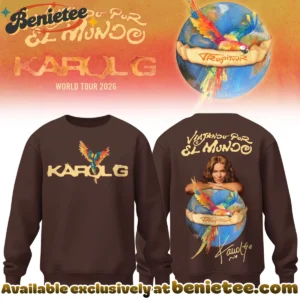 Karol G Viajando Por El Mundo Tropitour T-Shirt & Hoodie [Drop 9]