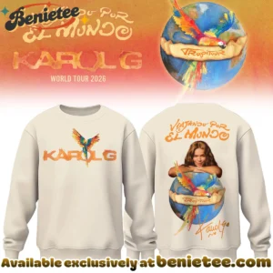 Karol G Viajando Por El Mundo Tropitour T-Shirt & Hoodie (Style 2)