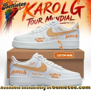 Karol G Viajando por el Mundo Tropitour Custom Air Force 1 & Jordan 1 Shoes [Batch 7]