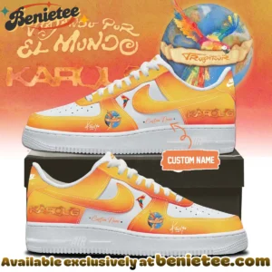 Karol G Viajando por el Mundo Tropitour Custom Air Force 1 & Jordan 1 Shoes [Batch 8]